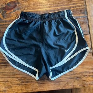 Nike Dri-Fit Black White Running Shorts‎ With Liner - Women's XS - Measurements